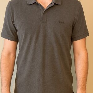 NWT Boss Charcoal new Polo Shirt for Men M